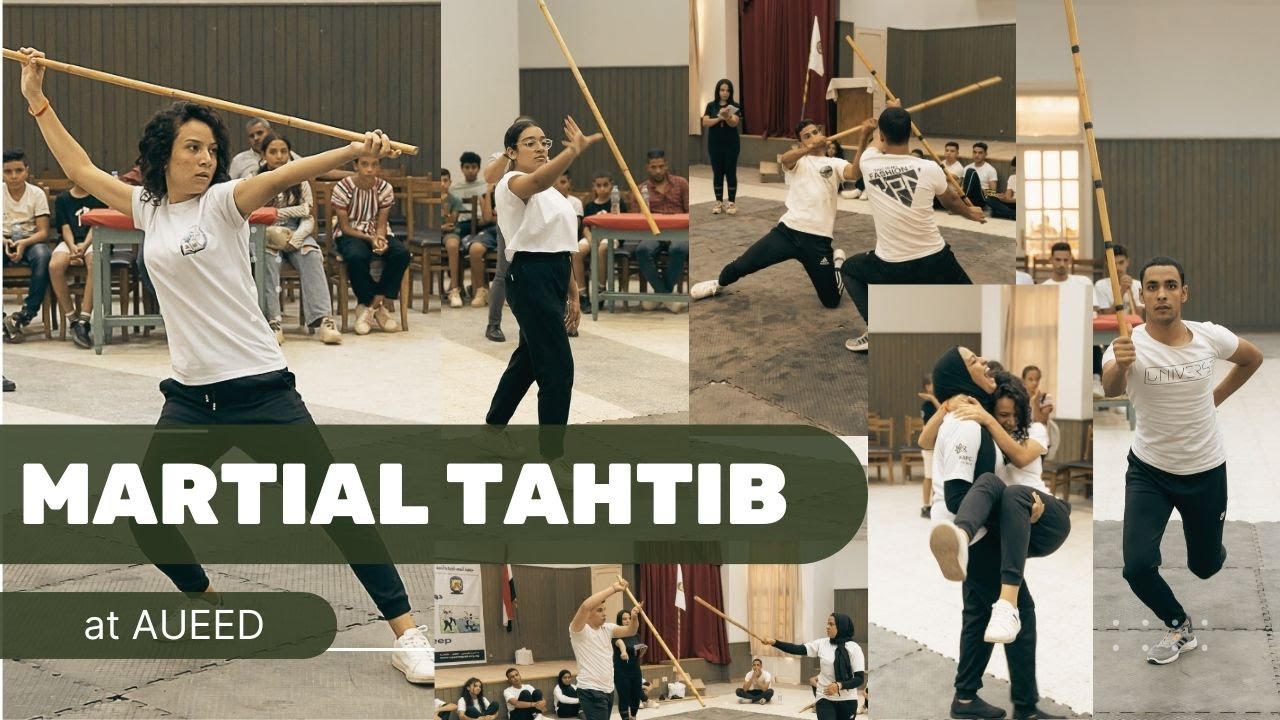 Martial Tahtib at AUEED -  التحطيب الرياضي في جمعية الصعيد
