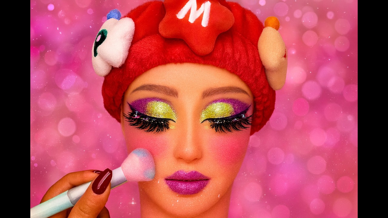 ASMR Mannequin Head Glow Up & Makeup  cute🤗🌸