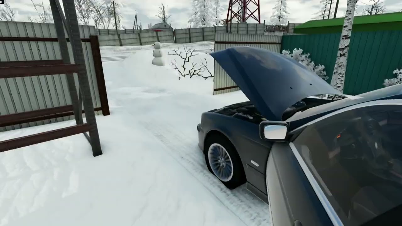 Cold-Start BMW E39 530D M57 (BeamNG.DRIVE