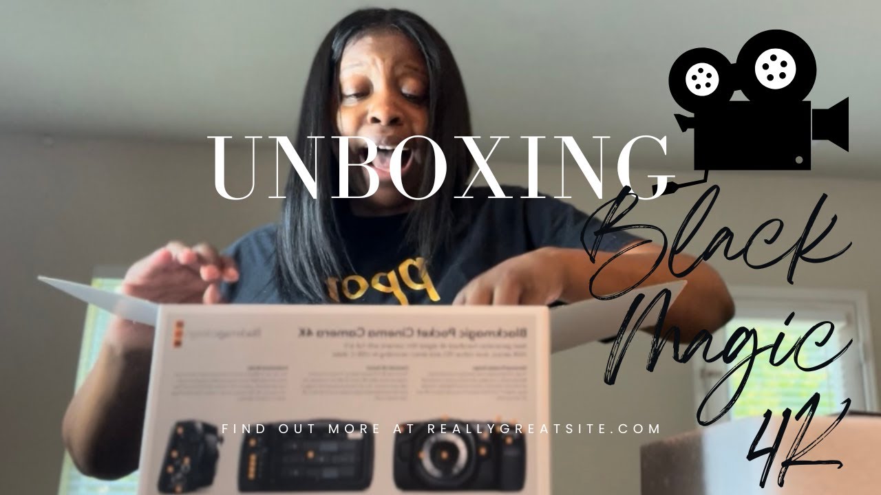 BlackMagic Pocket Cinema Camera 4k Unboxing in 2025!