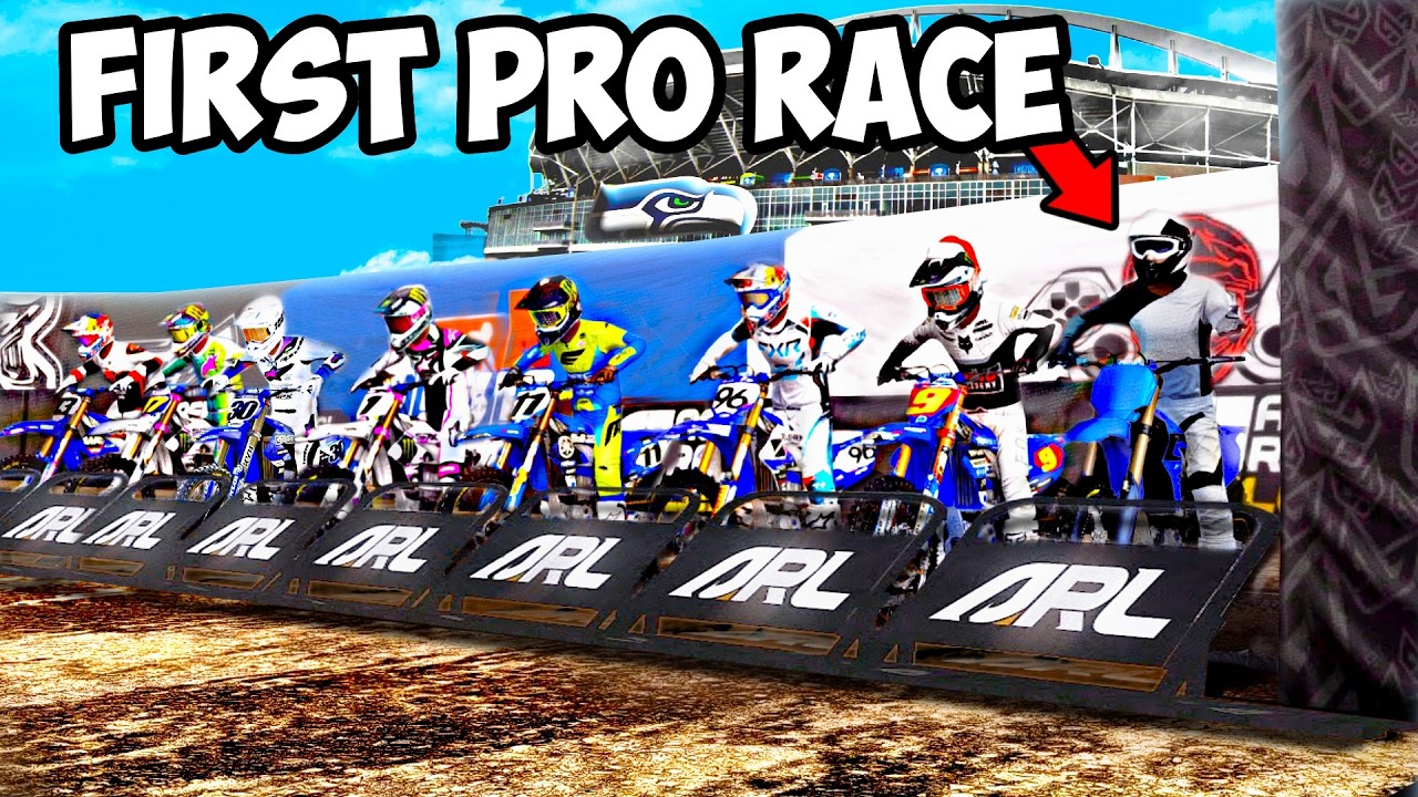 W końcu zakwalifikowałem się do mojego pierwszego wyścigu ARL Pro (motocykle MX)