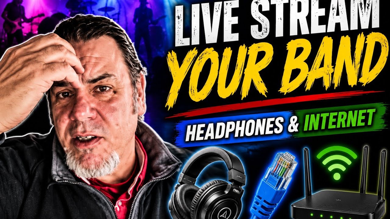  Live streaming your Band (Headphones and Internet)