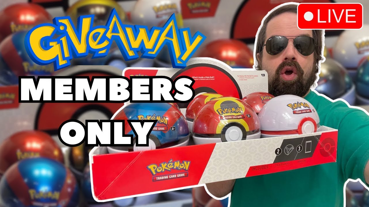LIVE Poke Ball MEMBERS-ONLY Pack Battles!