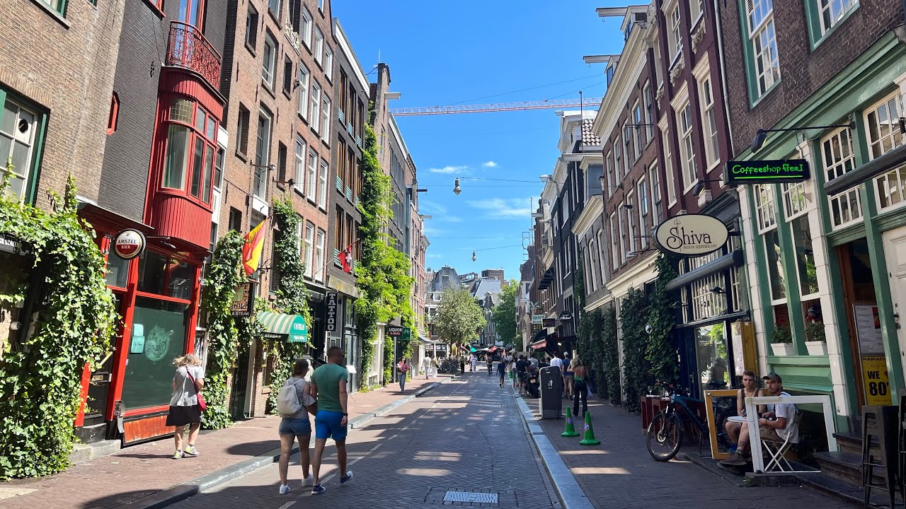 Amsterdam The Netherlands | Walking Tour | Rokin, de Dam, Rembrandtplein, Bloemenmarkt, Kalverstraat