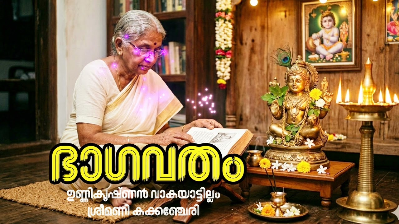 ഭാഗവതം | കീർത്തനം | ഉണ്ണികൃഷ്ണൻ വാകയാട്ടില്ലം | ശ്രീമണി കക്കഞ്ചേരി