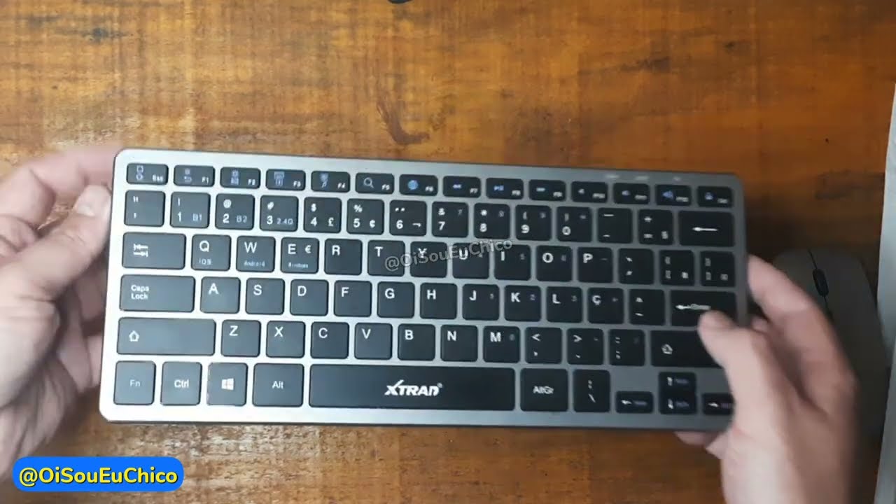 COMO CONECTAR TECLADO BLUETOOTH XTRAD 8066 BLUETOOTH 2.4GHZ