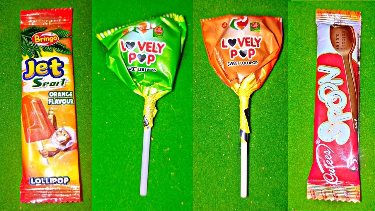 Satisfying Video ASMR Lollipop and gummy Candy Unboxing. Asmr Satisfying Video Ep.9