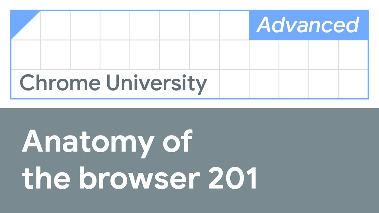 Anatomy of the browser 201 (Chrome University 2019)