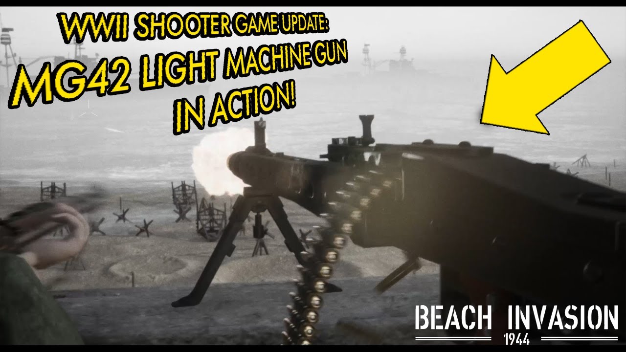 Beach Invasion 1944 - MG42 Light Machine Gun
