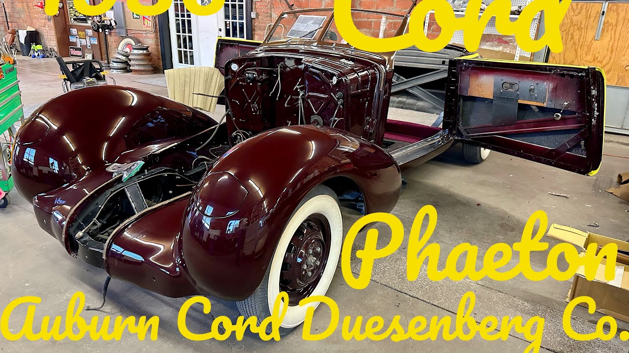 Auburn Cord Duesenberg Co. 1936 Cord Phaeton Project! Full Restoration to debut soon at Auburn!