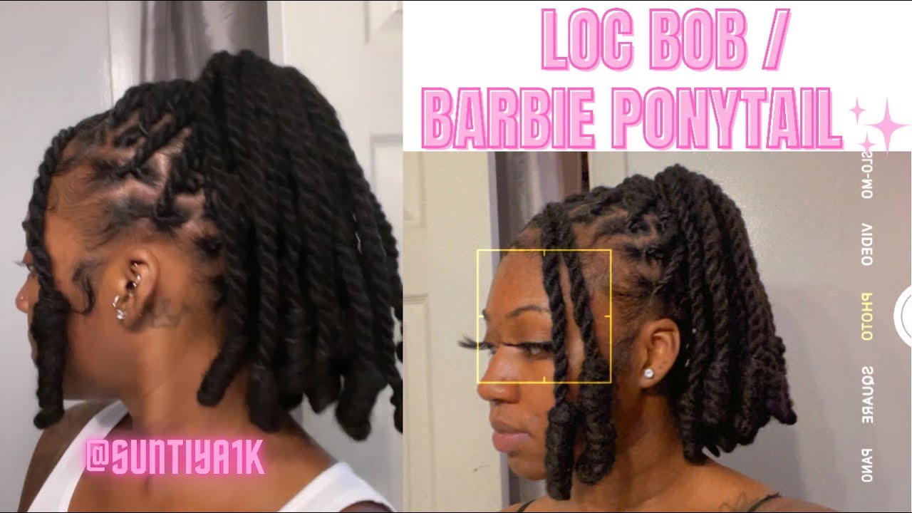 LOC BOB/BARBIE PONYTAIL + baby hair (tutorial)✨