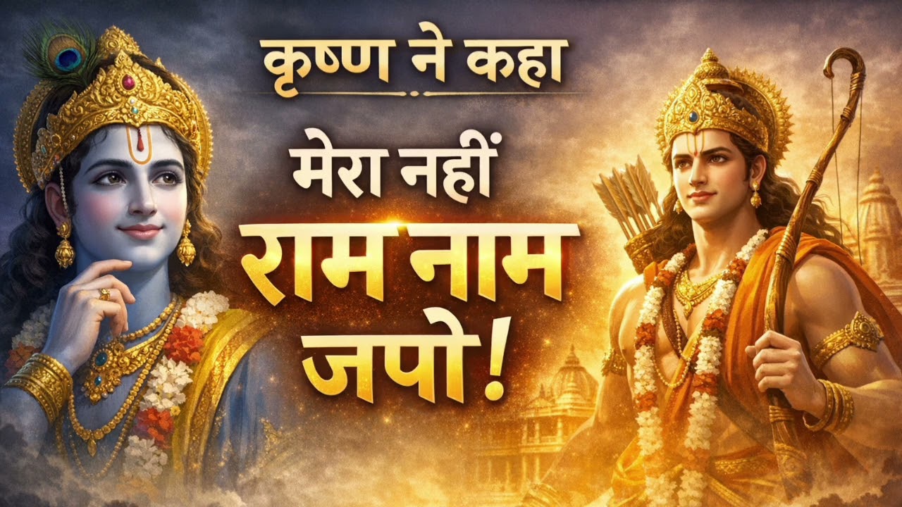 कृष्ण ने कहा: राम नाम सर्वोपरि क्यों है? 😳 | Why Ram Naam is Supreme?