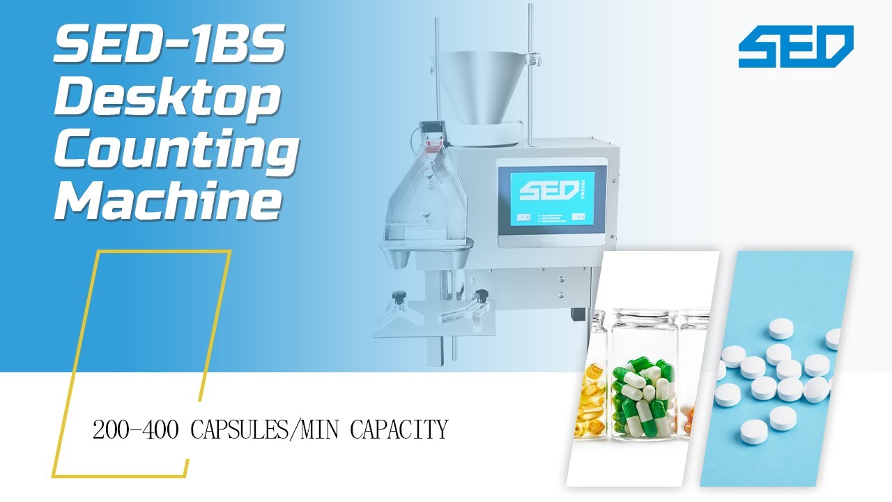 Small Desktop Tablet Capsule Counting Machine, Semi-automatic Laboratory Counter (SED PHARMA)