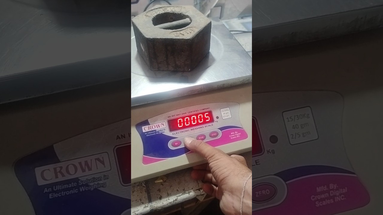 HOW TO DO WEIGHT CORRECTION SETTING OF DIGITAL COMPUTER WEIGHING SCALE 30KG/20/10KG. KANTA TARAZU
