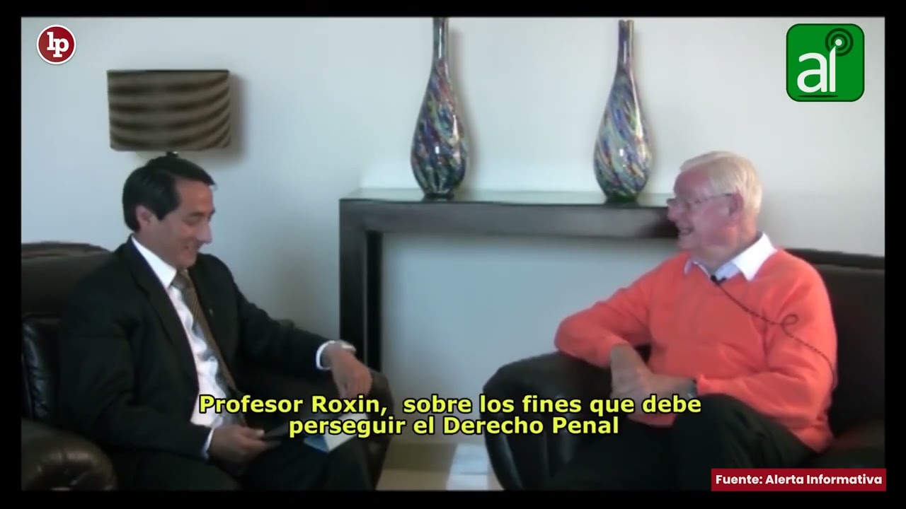 El día que Raúl Pariona entrevistó a su maestro Claus Roxin