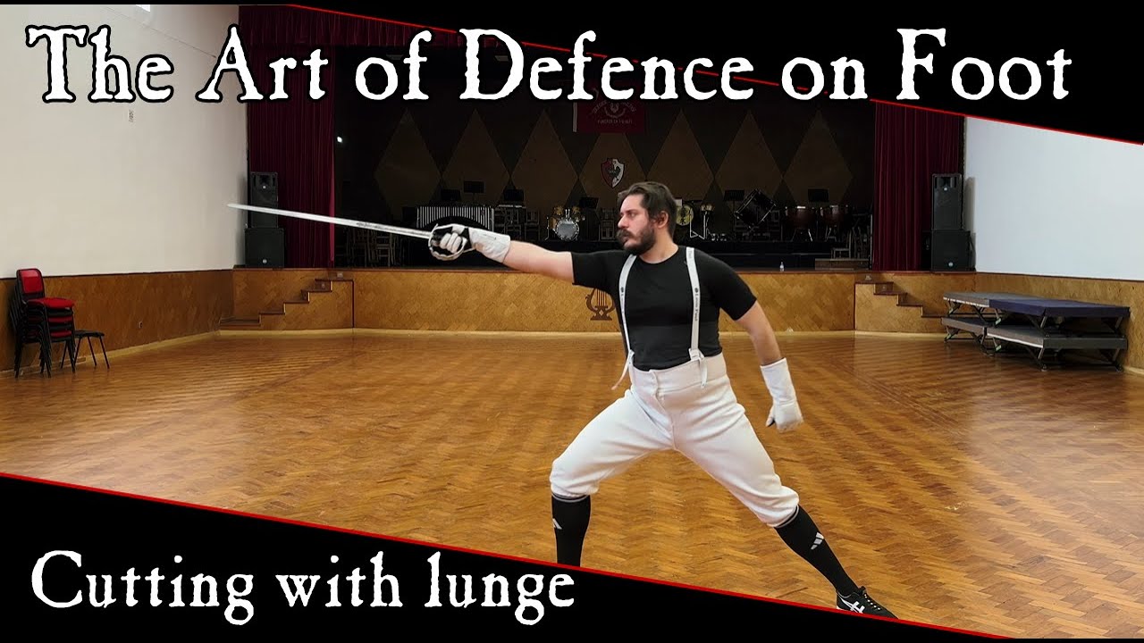 British Military Sabre - Cutting with lunge