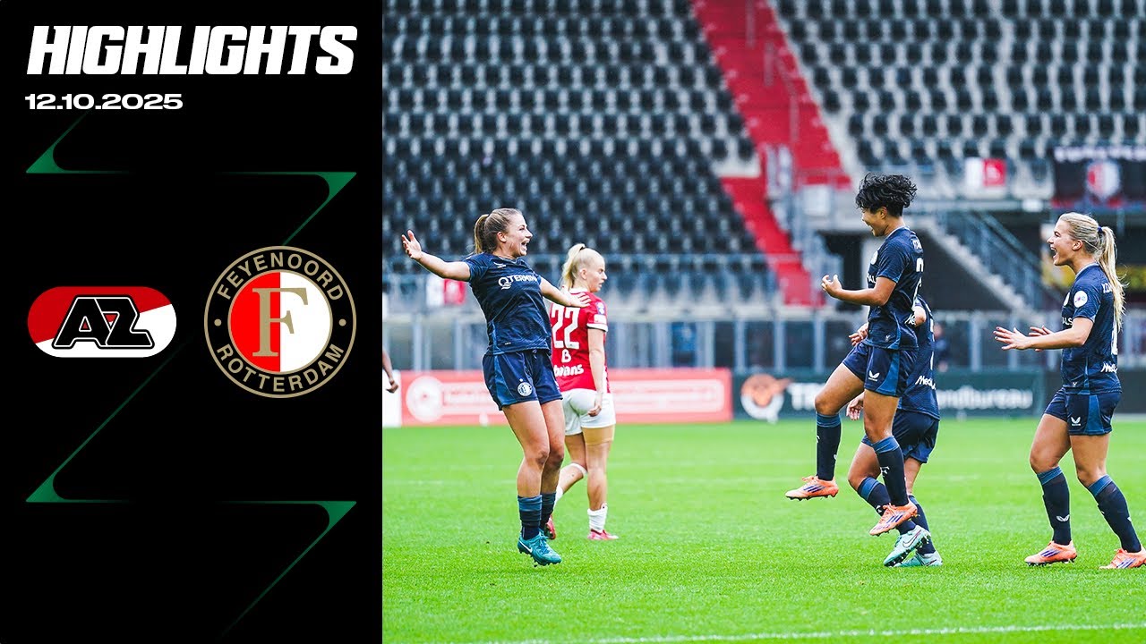 Highlights | AZ - Feyenoord V1 | Eurojackpot Vrouwen Eredivisie 2025-2026