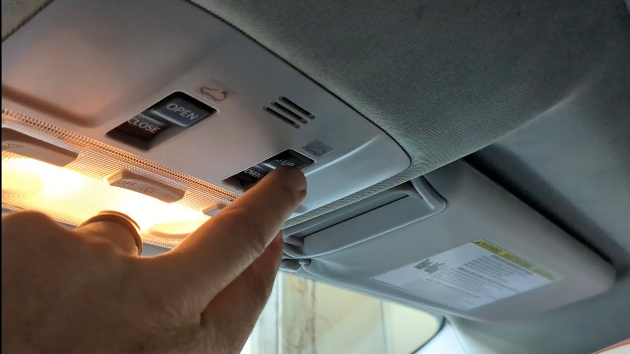 2015 Toyota RAV4 Sunroof Reprogramming Tech Tip