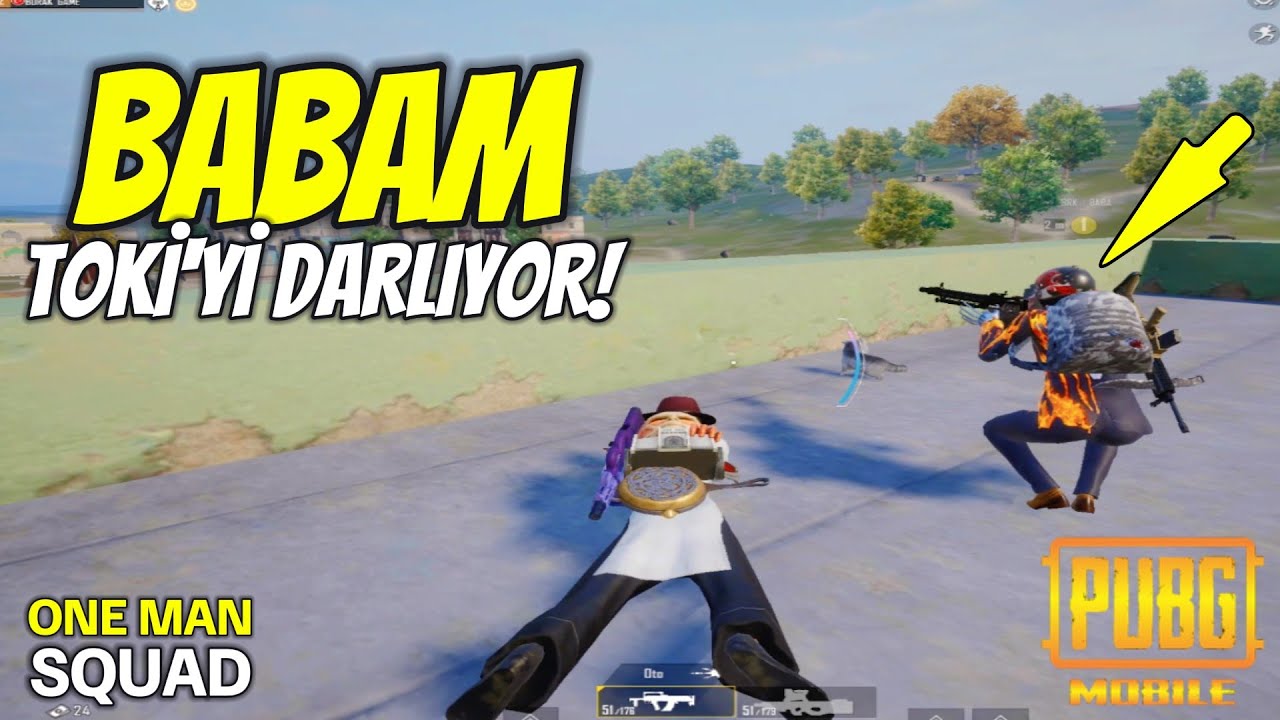 BABAM TOKİ'Yİ DARLIYOR ! BURAK GAME SOLO SQUAD PUBG MOBİLE