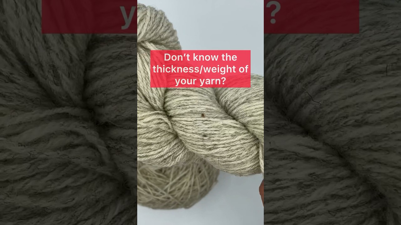 What thickness is my yarn? Find out with the easy WPI method  #crochet #knitting #shorts #crocheting
