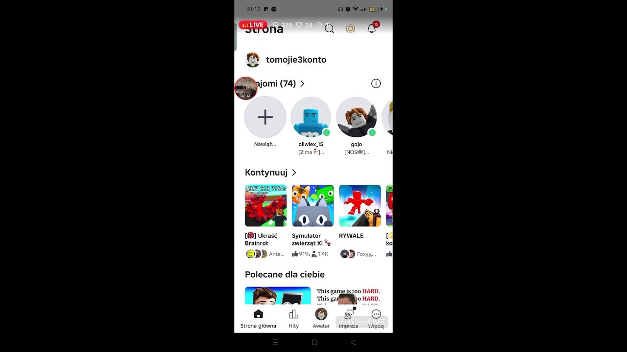 gram w roblox z widzami