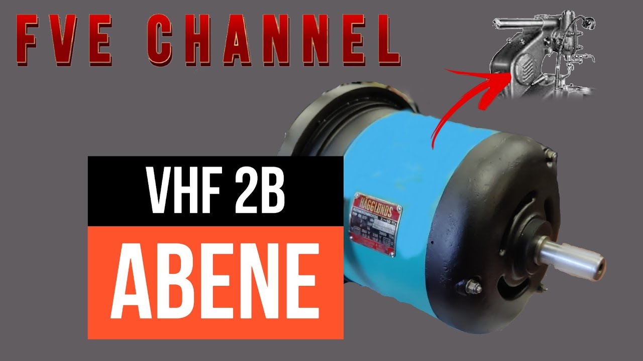 Eindelijk de Abene VHF 2 B spindel motor is klaar.