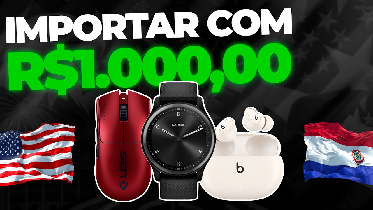 IMPORTAR dos EUA com apenas R$1.000,00! É Possível?