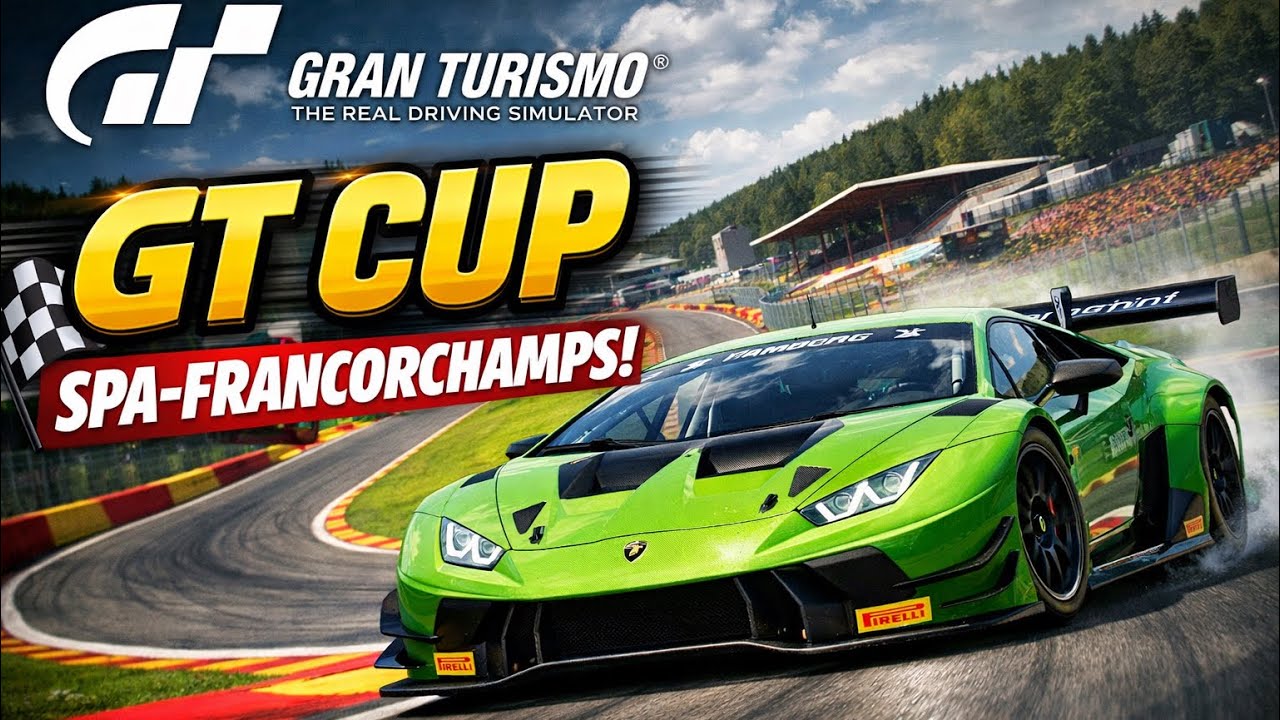 GT CUP SPA 🇧🇪 | Lamborghini Huracán GT3 🟢 | PS VR2 | Gran Turismo 7