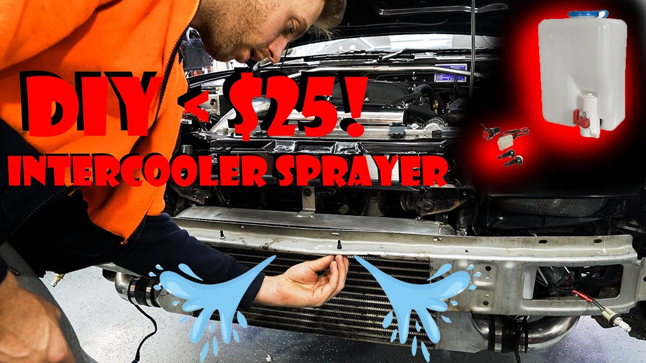 How to Install A Simple & Cheap Intercooler Sprayer DIY! | 180sx, S13 Silvia