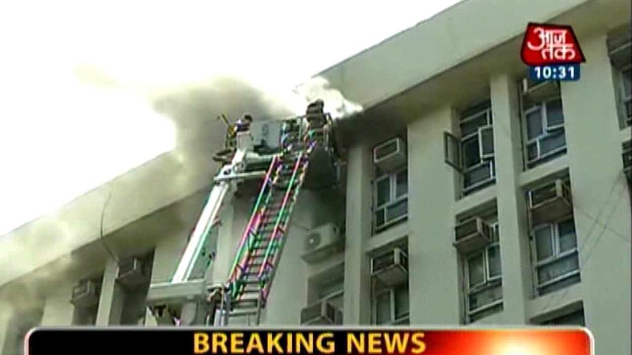 Minor fire in Delhi's Shastri Bhavan