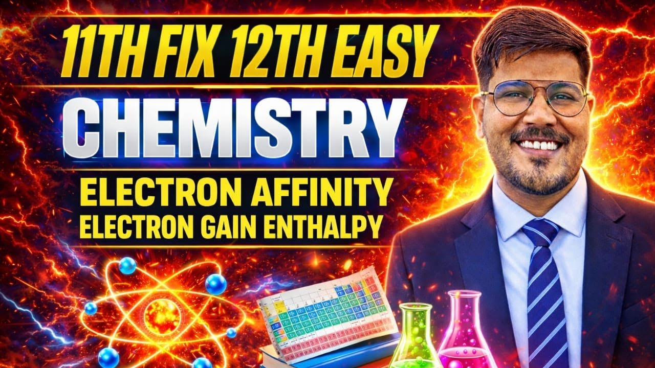 Class 11 Revision | Electron Gain Enthalpy | Periodic Trends | JEE & NEET | SBB Sir