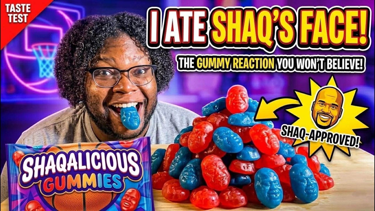 Жевательные конфеты Shaqalicious ASMR 🍬 Звуки рта и жевание (Удивительно вкусно)