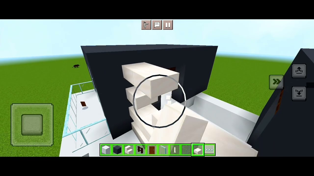 Minecraft:How to Build a Modern House🏠 Tutorial #gameplay 