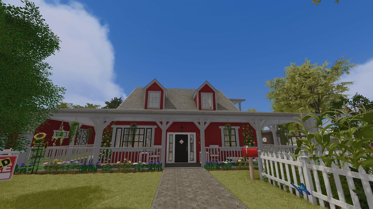 🏡Blue Snuggery🏡-🏡House Flipper Property Tour🏡 🐮🐴Farm DLC🐷