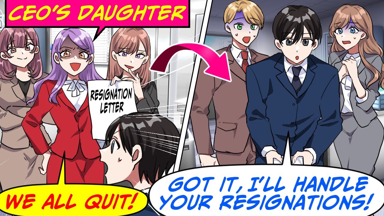 I Got Promoted to Dept. Head, & the CEO’s Daughter & Her Crew Tried to Quit...[RomCom Manga Dub]