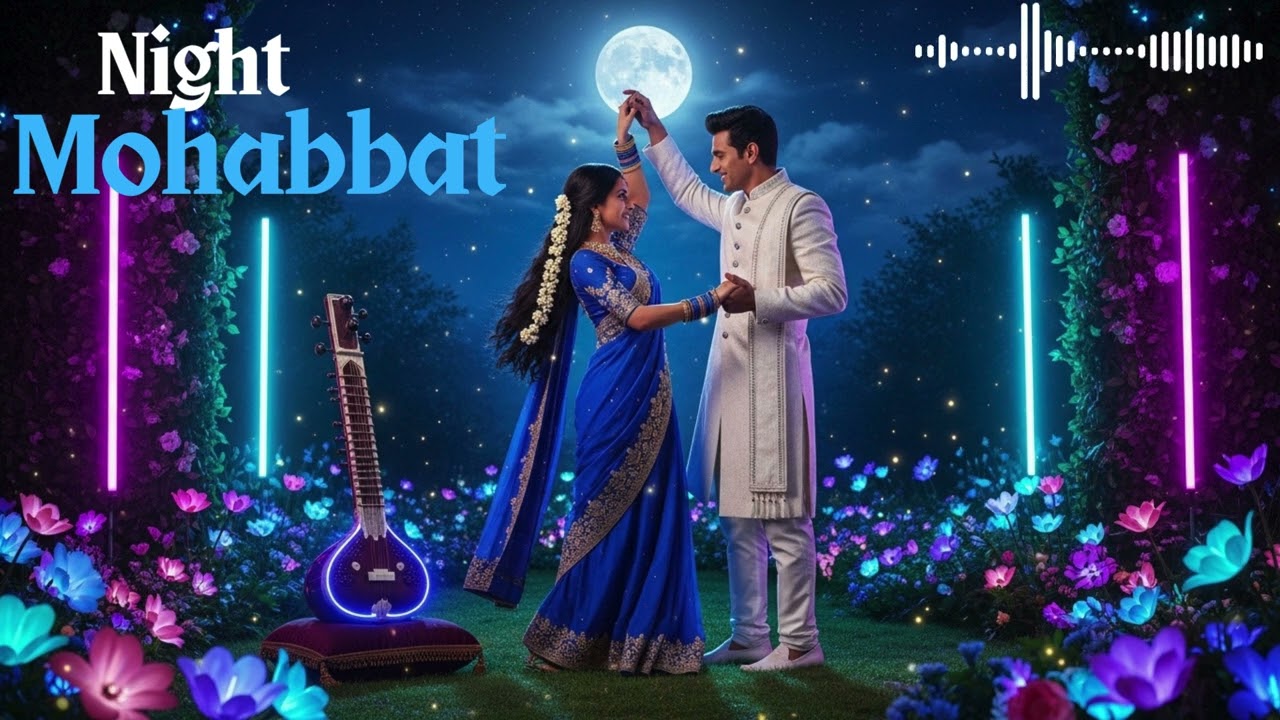 Romantic Bollywood Night Dance | Indian Love Couple Under Stars