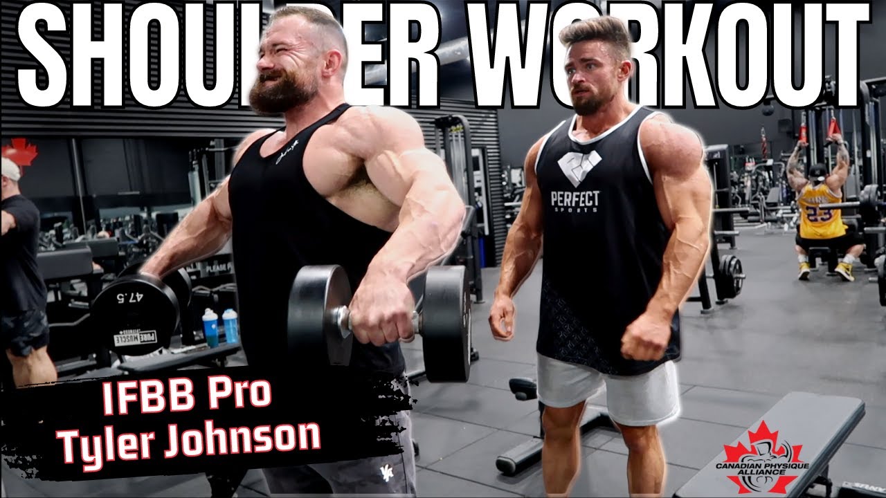HUGE SHOULDER WORKOUT with IFBB Pro Tyler Johnson | Olympia Prep