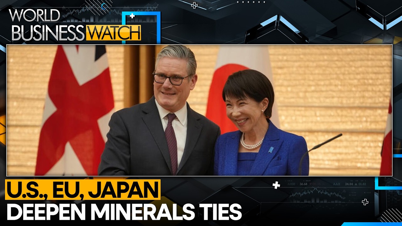 US, EU, Japan Agree on Action Plans For Critical Minerals | World Business Watch | WION