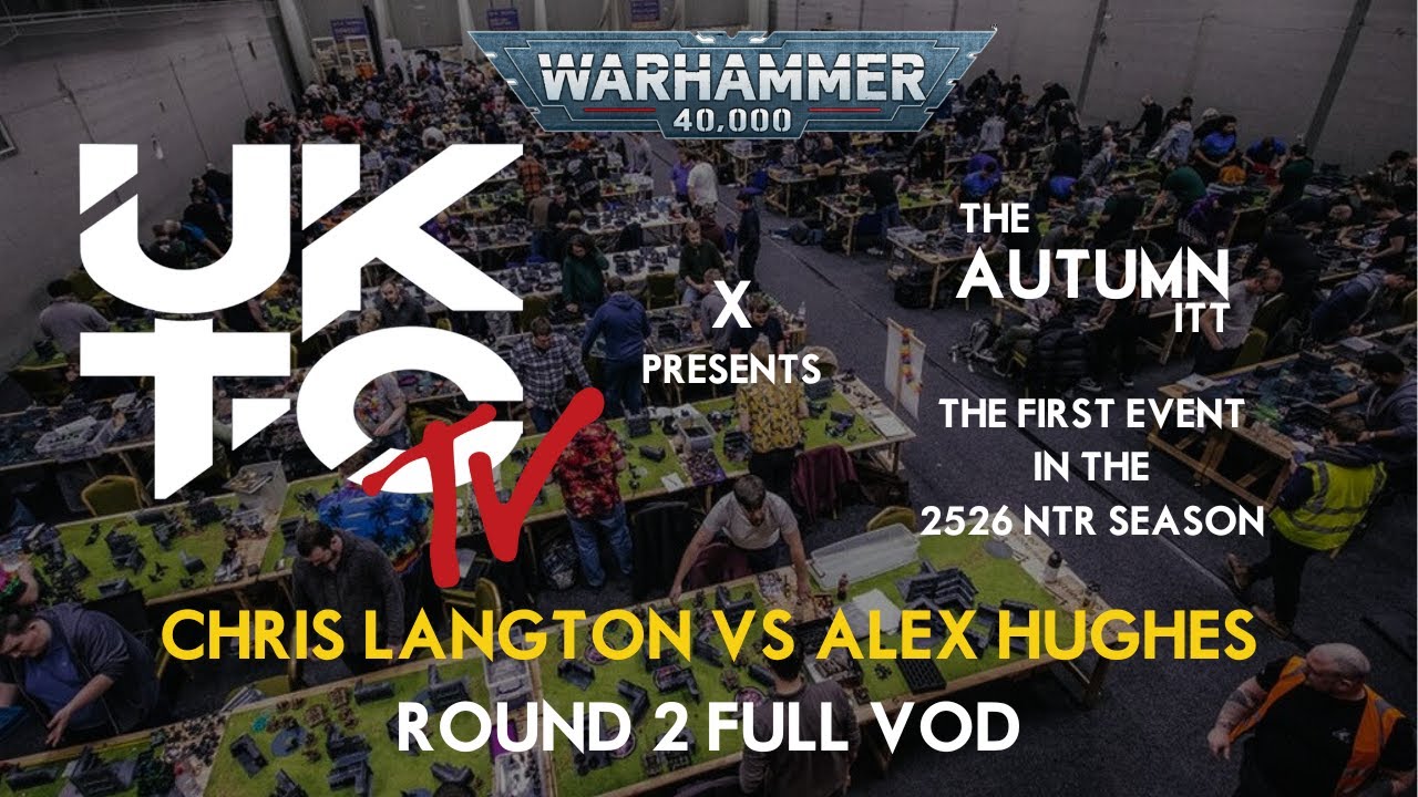 Chris Langton (Chaos Daemons) Vs Alex Hughes (Raven Guard) | UKTC Autumn ITT Round 4 | Full Match
