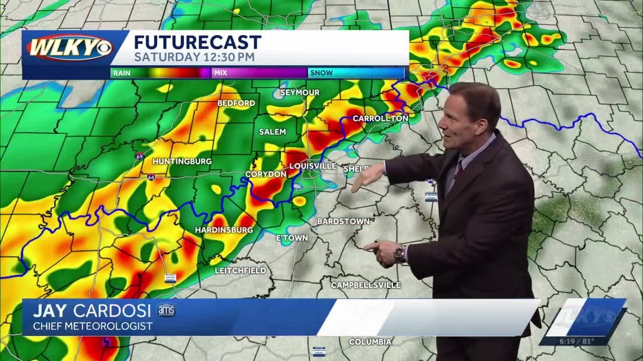 Shower and storm chances return Saturday