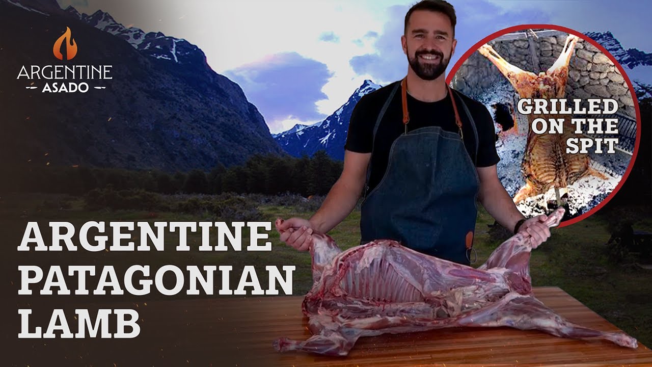 🔥 Ultimate Argentine Asado: Mouthwatering Grilled Patagonian Lamb on The Spit! 🔥