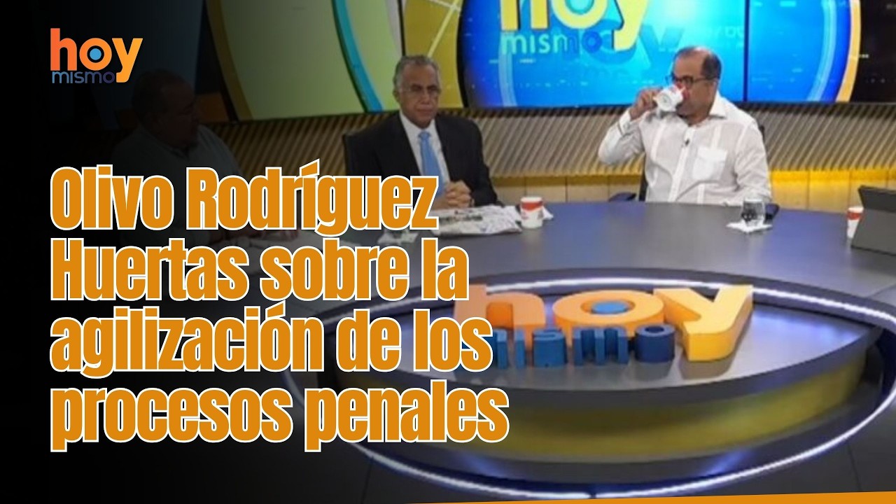 Conversamos con Olivo Rodríguez Huertas de la agilización de los procesos penales