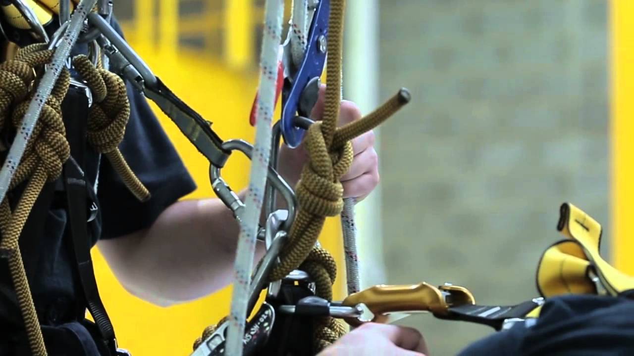 Level 1 rope access manoeuvres - separate rope rescue