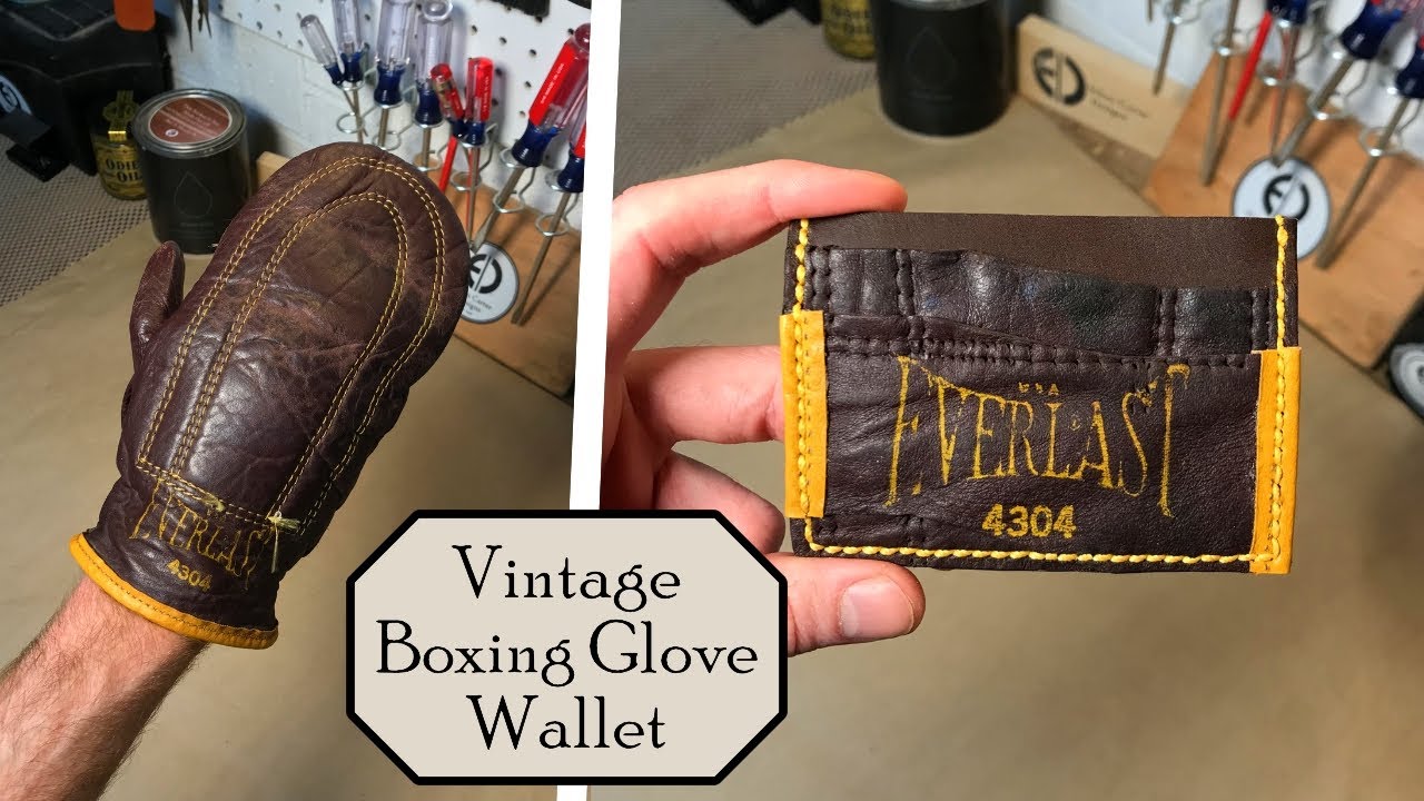 How to Make a Vintage Boxing Glove Wallet