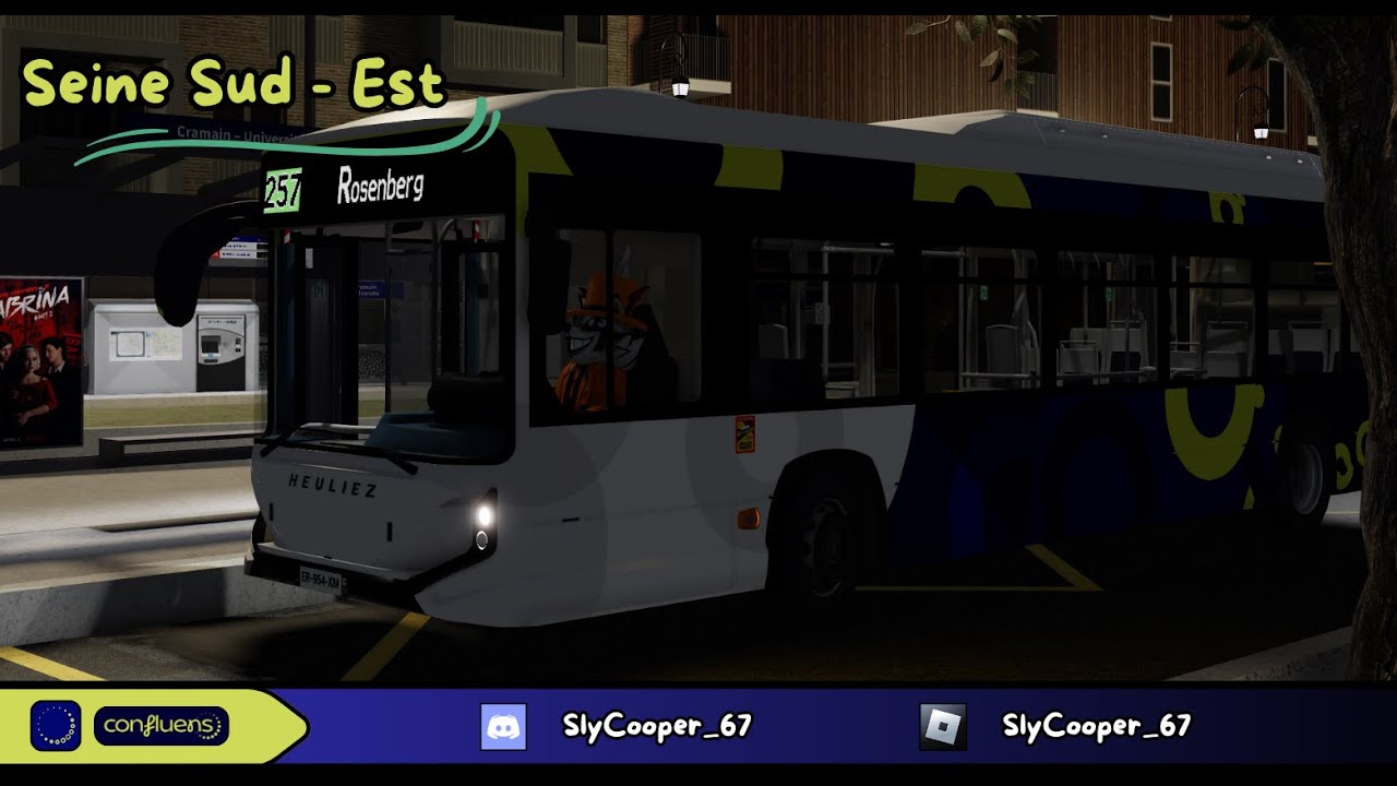 Seine Sud Est - Ligne 257 en Heuliez Électrique De Boulevard Nationale a Berthée Rosenberg | Roblox