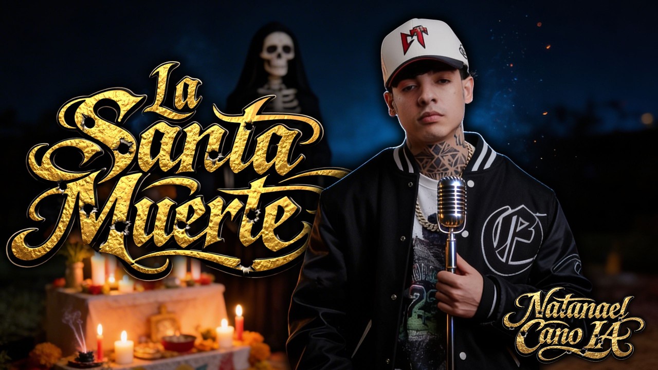 Natanael Cano | La Santa Muerte (Video Lyrics AI)