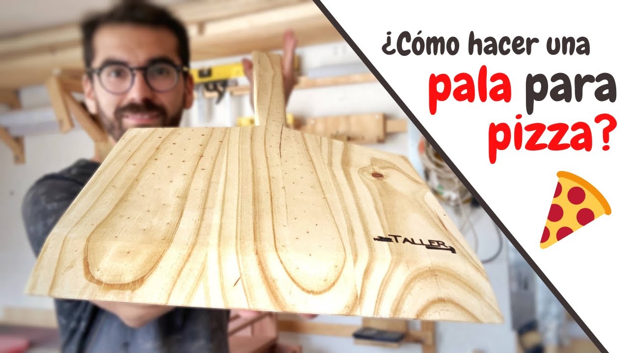 ¿Cómo hacer una PALA o PALETA PARA PIZZA de madera?  🍕 // FÁCIL Y RÁPIDO
