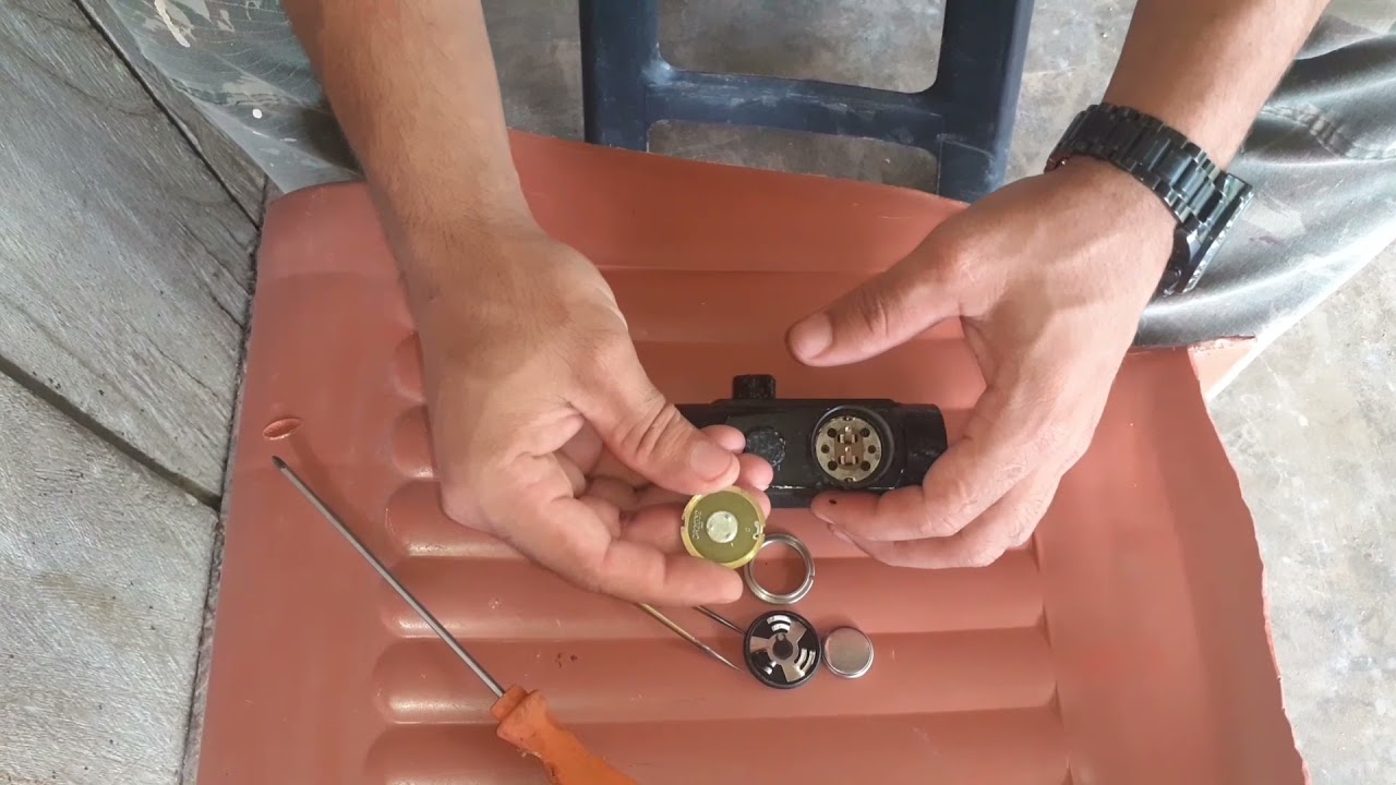 Red dot com botão fogado , como consertar