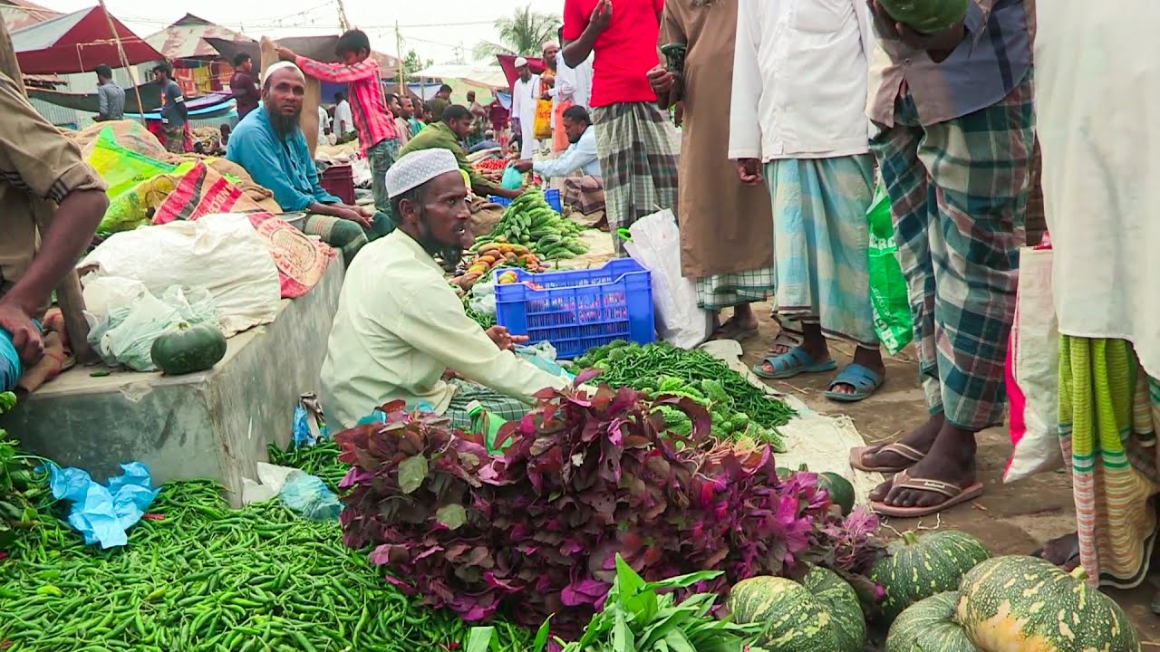 শিববাড়িয়া নদী পাড়ে মহিপুরের বিশাল হাট  || Famous Village Market at Mahipur in Patuakhali