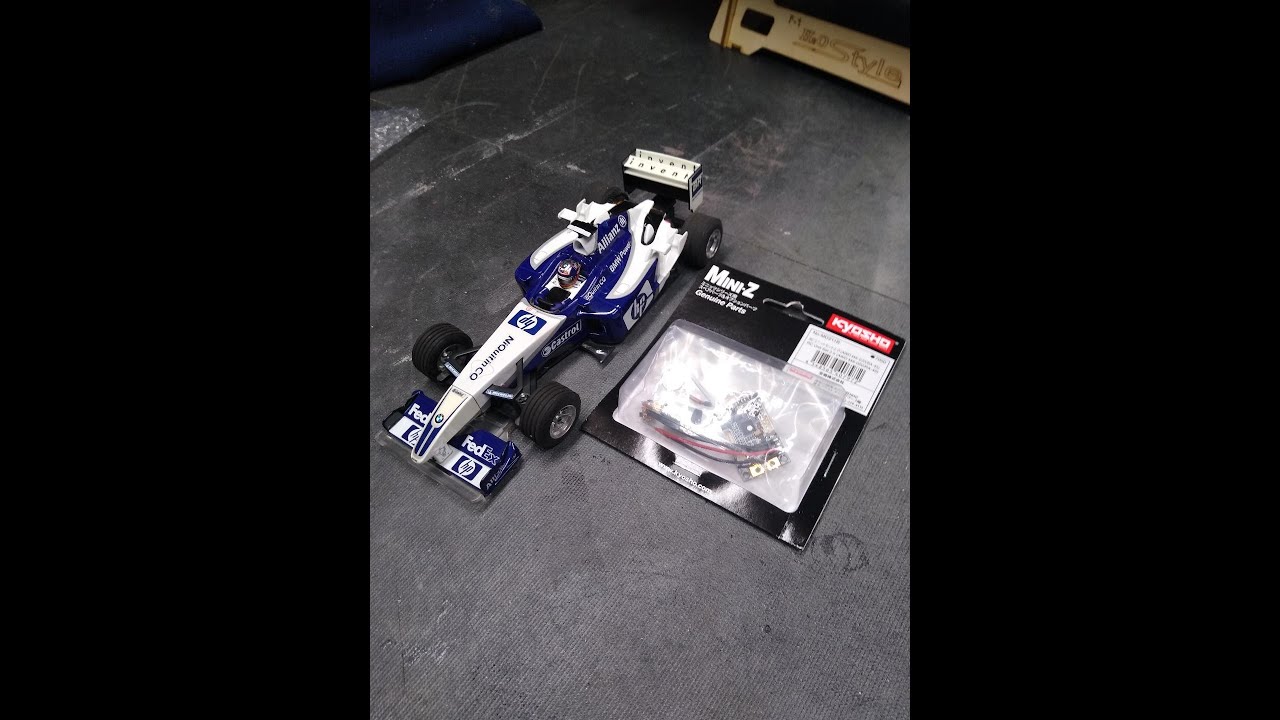 Project F1 Kyosho Mini Z car board replacement. 2.4 conversion